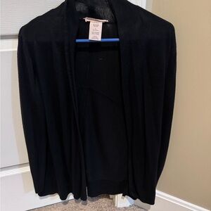 Philosophy brand size L black cardigan.